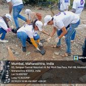 स्वछता के लिय श्रमदान