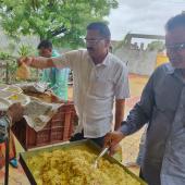 Relief operation for cyclone vayu