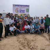 स्वछता के लिय श्रमदान