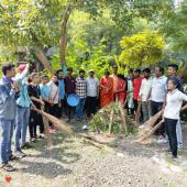 स्वछता के लिय श्रमदान
